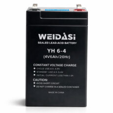 باتری UPS با ولتاژ 4 ولت و شدت جریان 6 آمپرساعت مدل WIDASI-pana-4V-6A