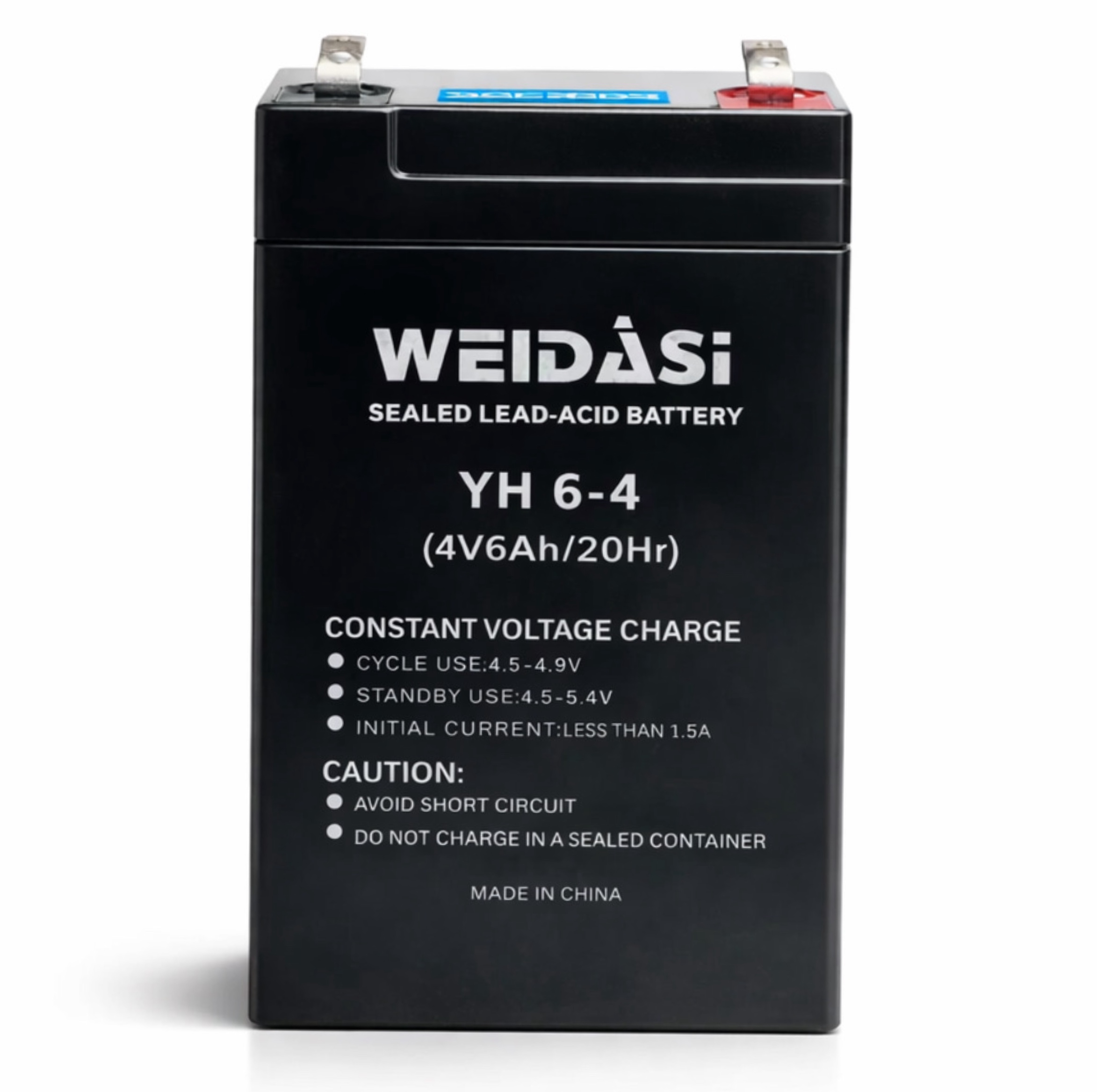 باتری UPS با ولتاژ 4 ولت و شدت جریان 6 آمپرساعت مدل WIDASI-pana-4V-6A