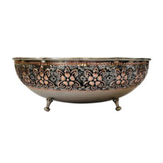 آجیل خوری مسی مدل قلم زنی کد ZH444.3