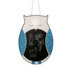 تخته سیاه طرح جغد مدل MKids50B سایز 28×40 سانتی متر