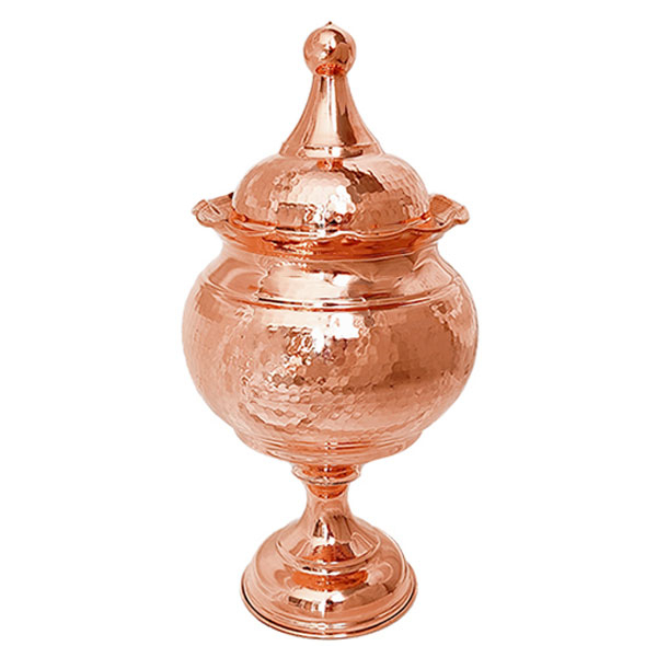 آجیل خوری مسی مدل لاله کد ZH282.2