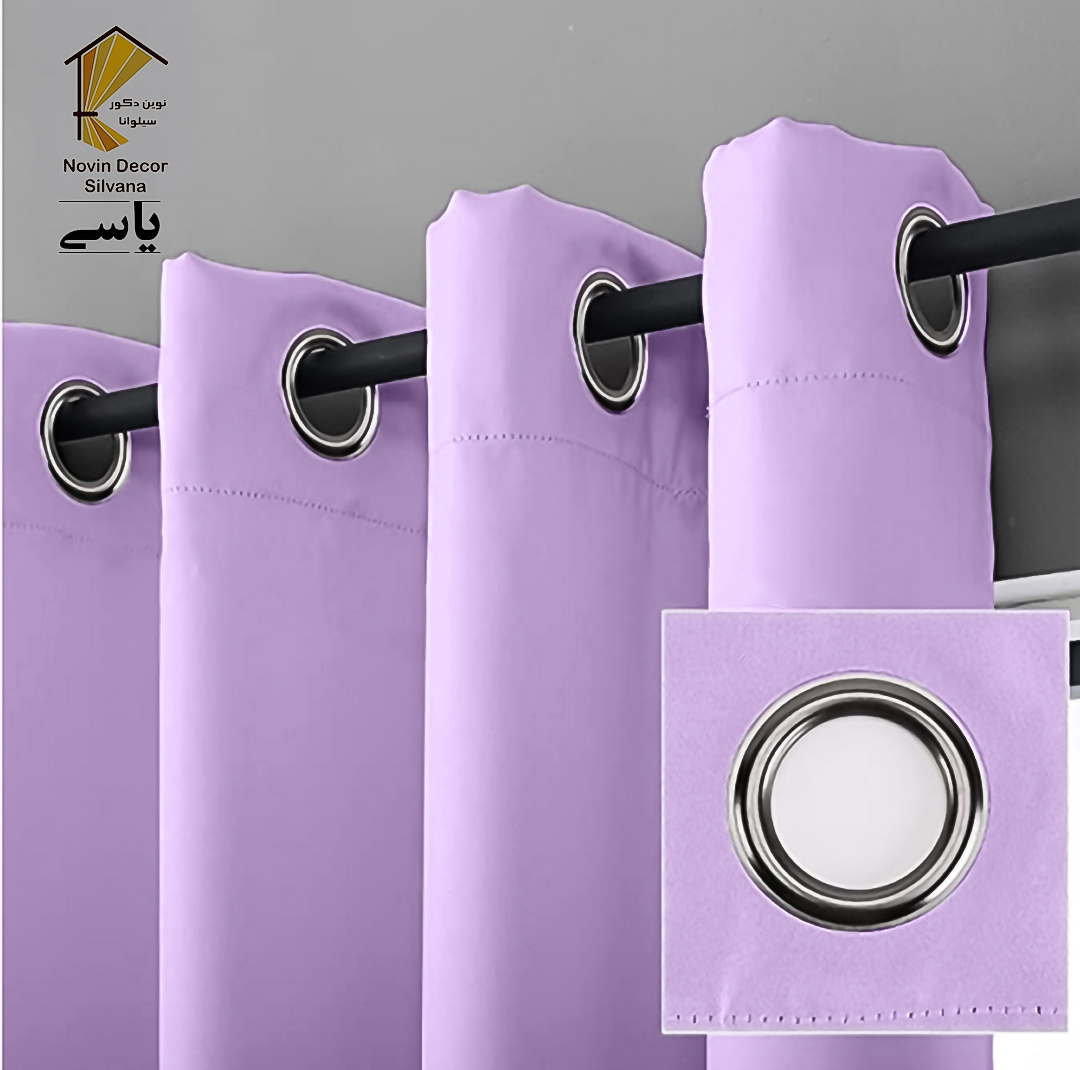 پرده نوین دکور سیلوانا مدل کتان NY31 سایز 280x140 سانتی‌متر