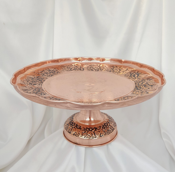 شیرینی خوری مسی مدل لب چین کد ZH320.3