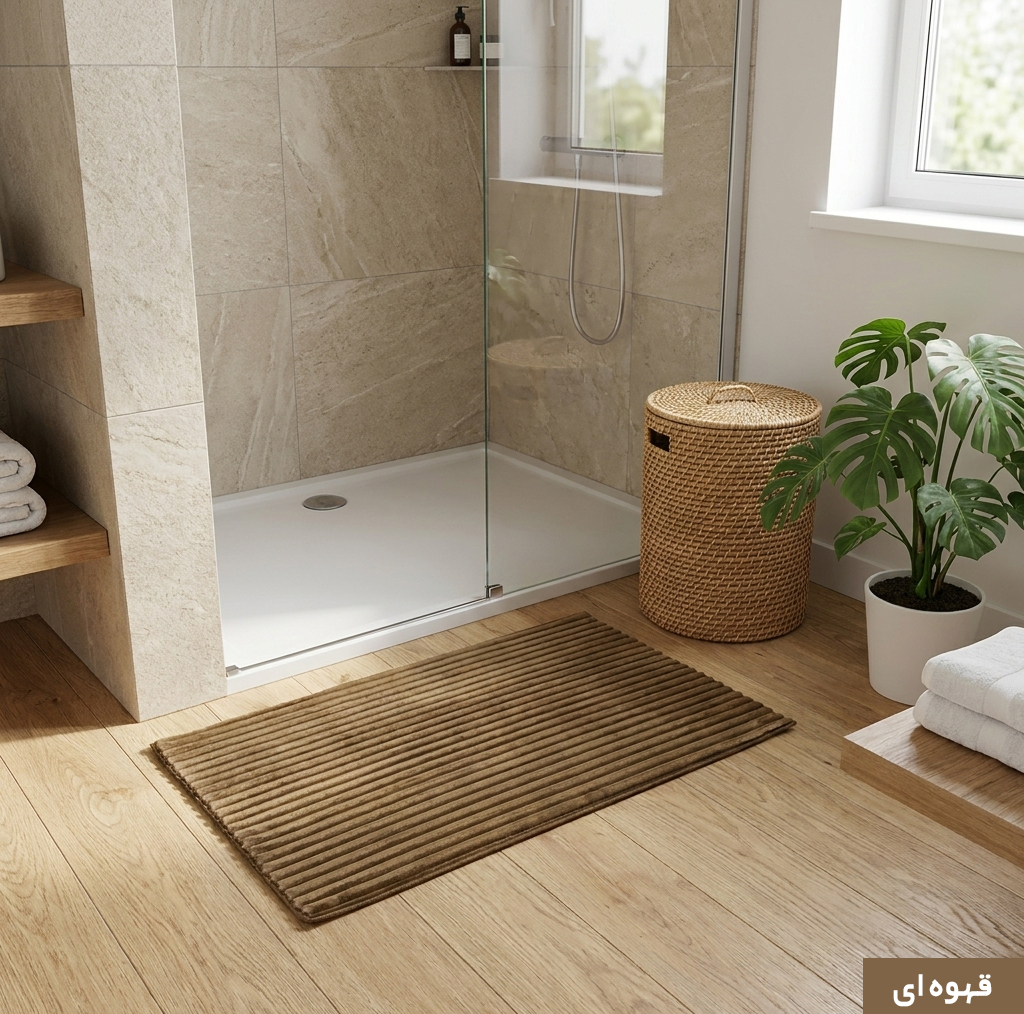 پادری وینوما مدل سرویس بهداشتی و حمام 4 لایه مخمل ویژه سایز 70x45 سانتی‌متر مناسب برای فضای داخلی