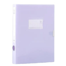 پوشه دکمه‌دار مدل File Case macaron سایز A4