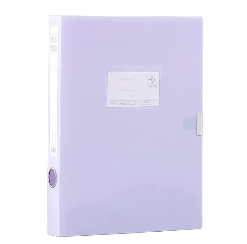 پوشه دکمه‌دار مدل File Case macaron سایز A4