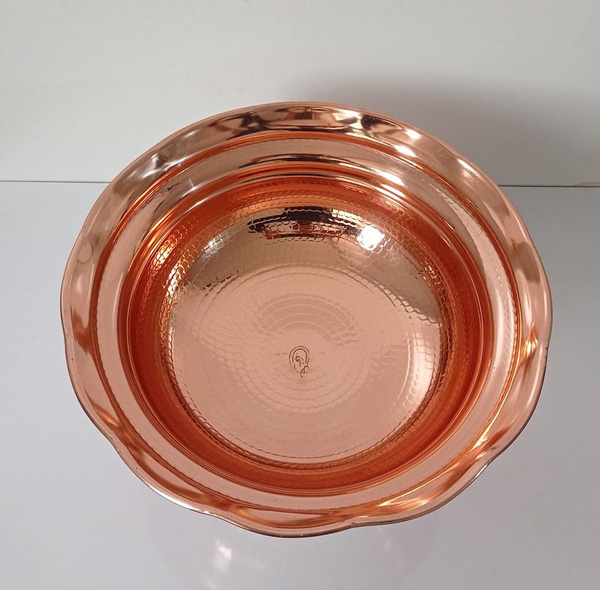 آجیل خوری مسی مدل لب چین کد ZH266.2