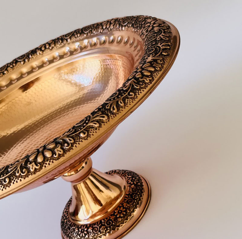 میوه خوری مسی مدل رزگلد کد ZH345.9