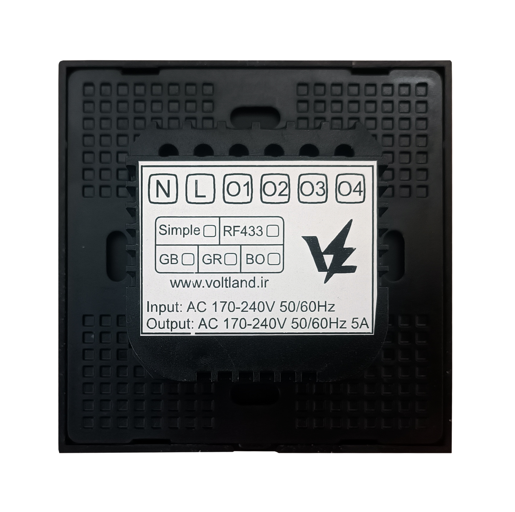 کلید لمسی چهار پل مدل VL-RF433