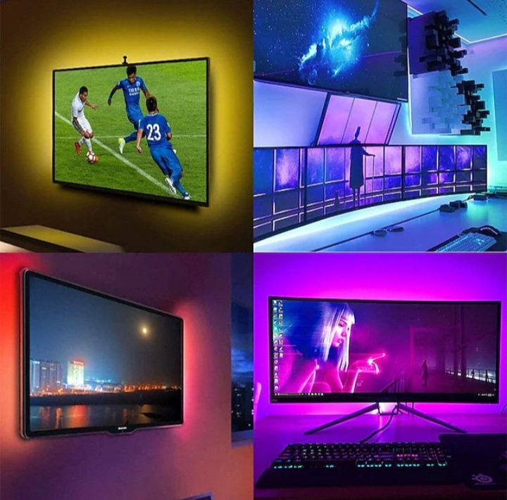 ریسه ال ای دی مدل گیمینگ کد RGB طول 5 متر