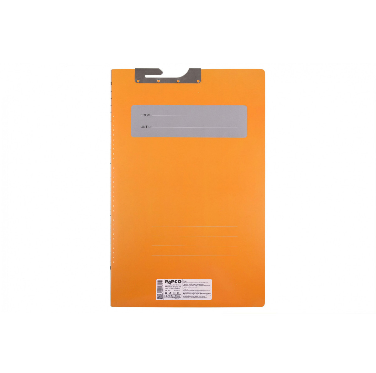 پوشه پاپکو مدل  FC-125-PP سایز FC بسته 24 عددی