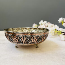 آجیل خوری مسی مدل قلم زنی کد ZH444.3