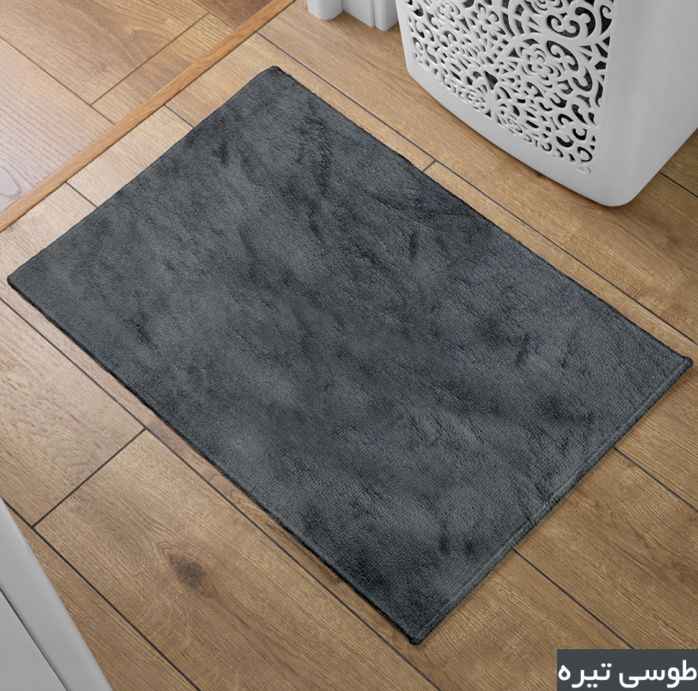 پادری شاران هوم مدل 3 لایه اسفنج دار طرح مخمل سایز 50×80 سانتی متر