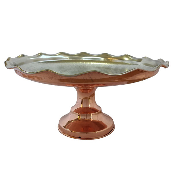 شیرینی خوری مسی مدل خورشیدی کد ZH120.3