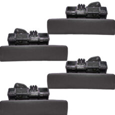 دستگیره درب باز کن بیرونی خودرو قطعه سازان کبیر مدل DAS-SAMAND-30418 مناسب برای سمند مجموعه 4 عددی