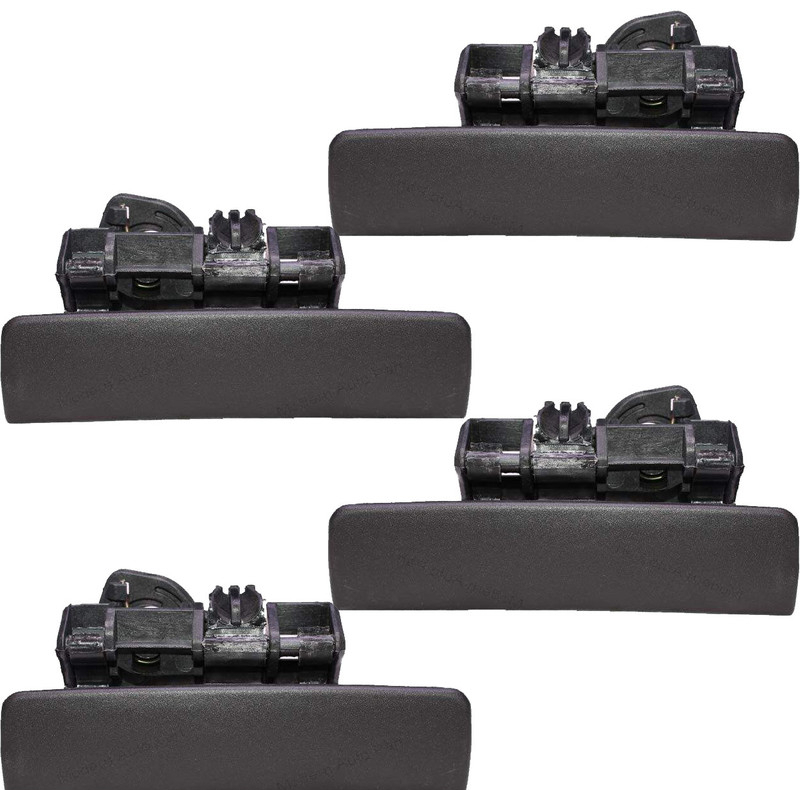 دستگیره درب باز کن بیرونی خودرو قطعه سازان کبیر مدل DAS-SAMAND-30418 مناسب برای سمند مجموعه 4 عددی