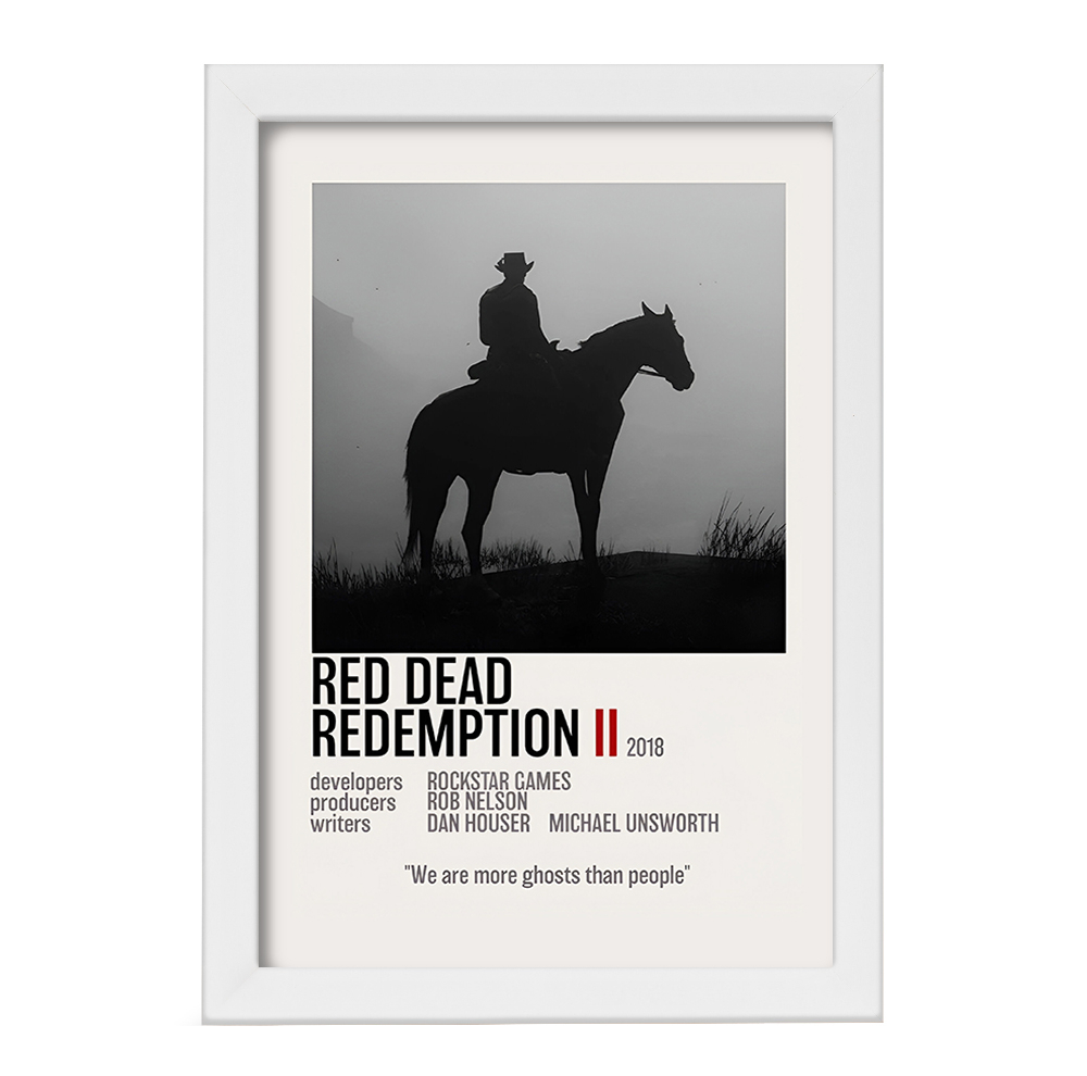 تابلو خندالو طرح رد دد (Red Dead) کد F13456