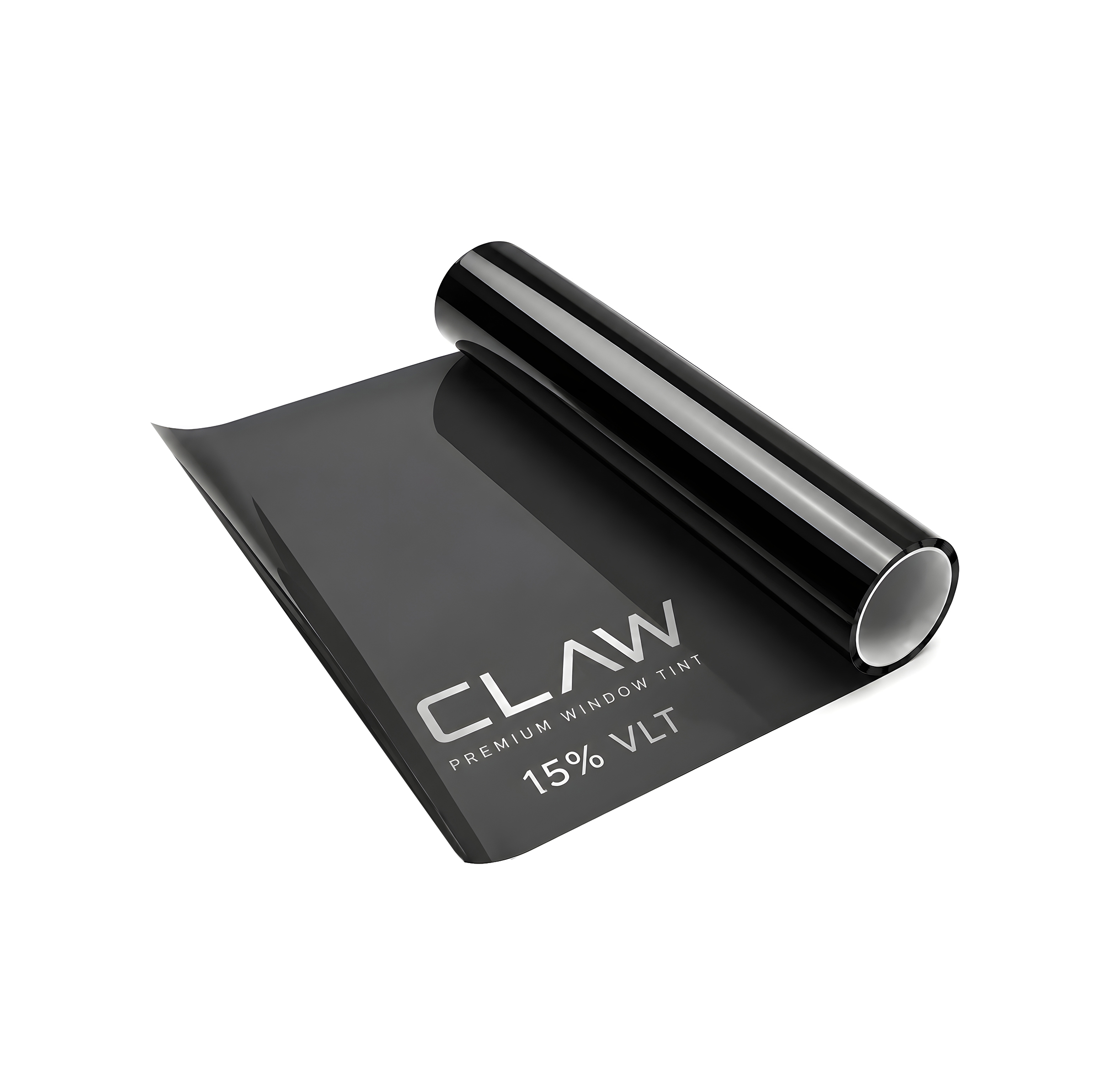 برچسب دودی شیشه خودرو کلاو مدل ضد خش 15 درصد آنتی یووی یک لایه کد claw-tat-15-1 رول 4 متری