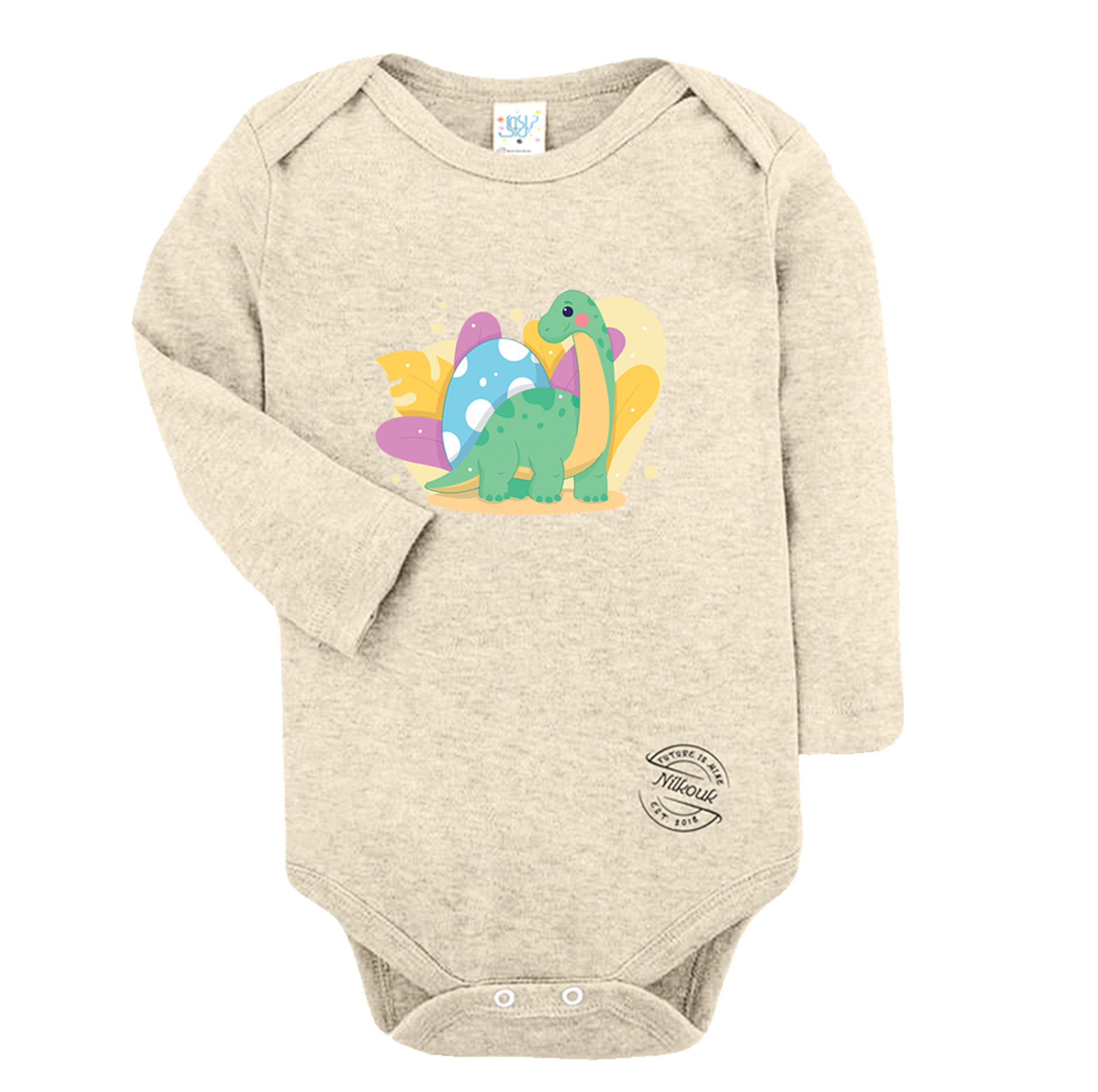 بادی نوزادی نیل کوک مدل Winter Dino مجموعه 4 عددی