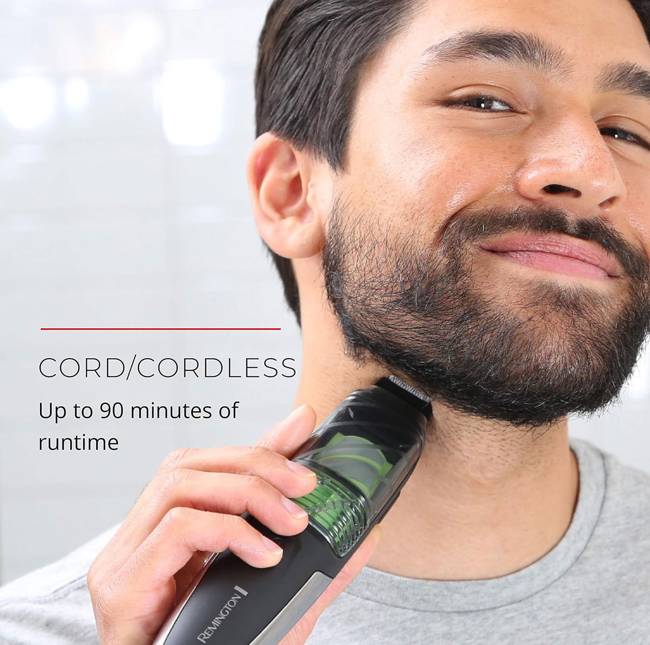 ماشین اصلاح موی صورت شارژی رمینگتون مدل MB6850 Vacuum Stubble
