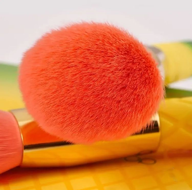 ست برس آرایشی دو کالر مدل PineappleDP16 مجموعه 16 عددی