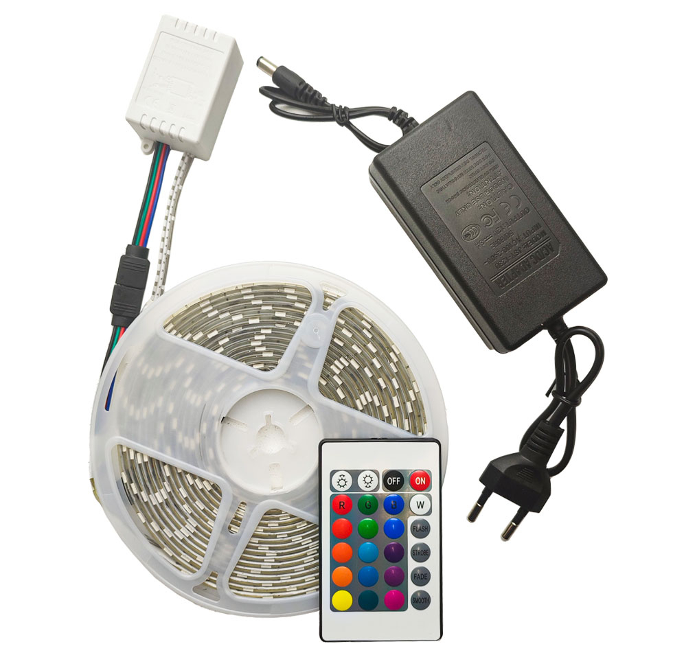 ریسه ال ای دی مدل RGB گیمینگ 4 سیم طول 5 متر