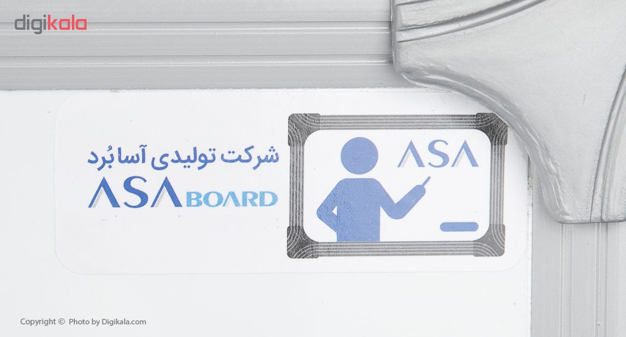 تخته وایت برد مغناطیسی آسا بُرد مدل آلفا سایز 80×100 سانتی متر