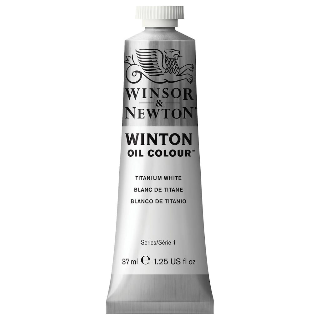 رنگ روغن وینزور اند نیوتون مدل TITANIUM WHITE 40 حجم 37 میلی لیتر