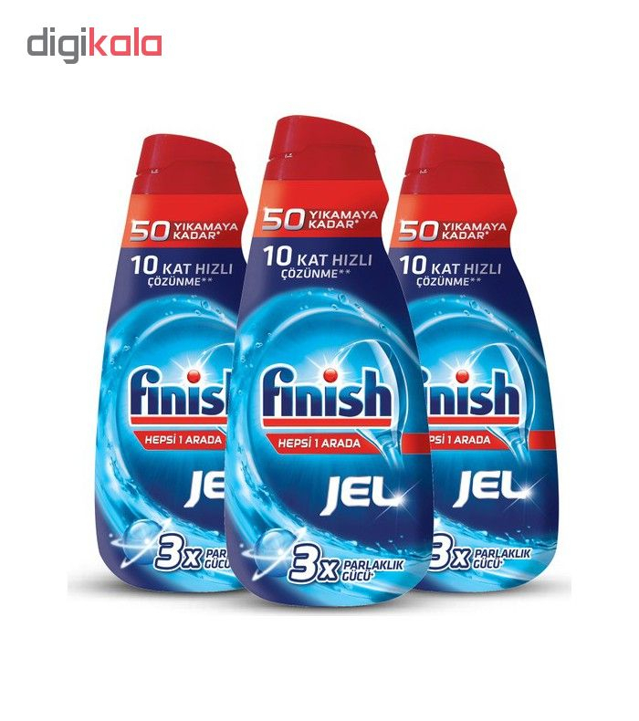 ژل ماشین ظرفشویی فینیش مدل 3X حجم 1000 میلی لیتر
