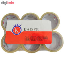 چسب نواری کایزر مدل SK-114 عرض 5 سانتی متر بسته 6 عددی