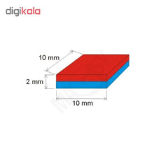 آهن ربا مدل CLY10x10x2 بسته 10 عددی