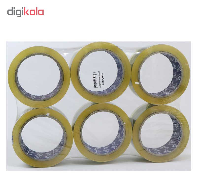 چسب نواری ناگو کد 5C عرض 5 سانتی متر بسته 6 عددی