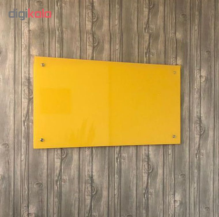 تخته وایت برد شیشه ای مدل CG18 سایز ۸۰ × ۱۲۰ سانتی متر