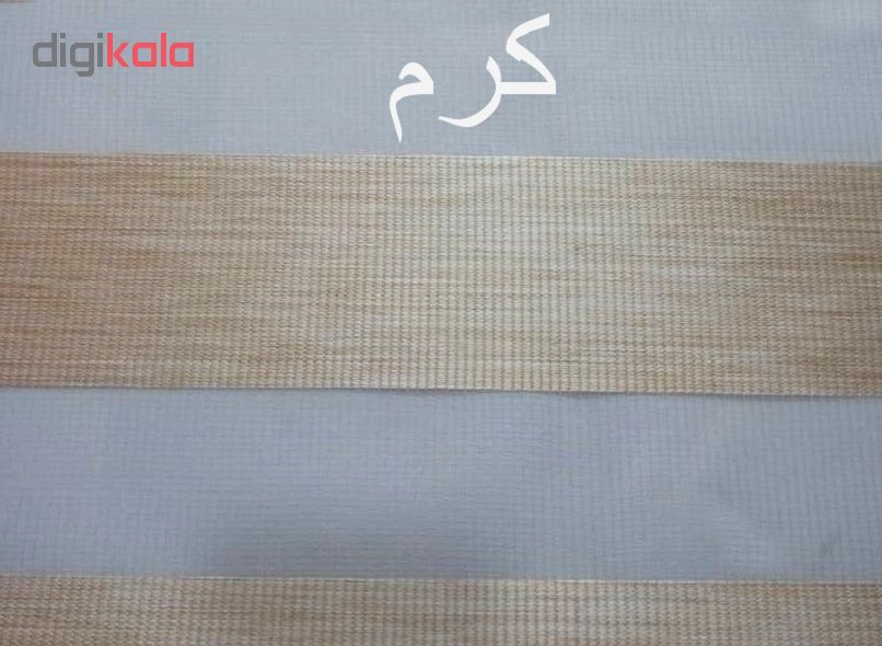پرده زبرا بازرگانی زیو مدل 1999 سایز 180x180 سانتی‌متر