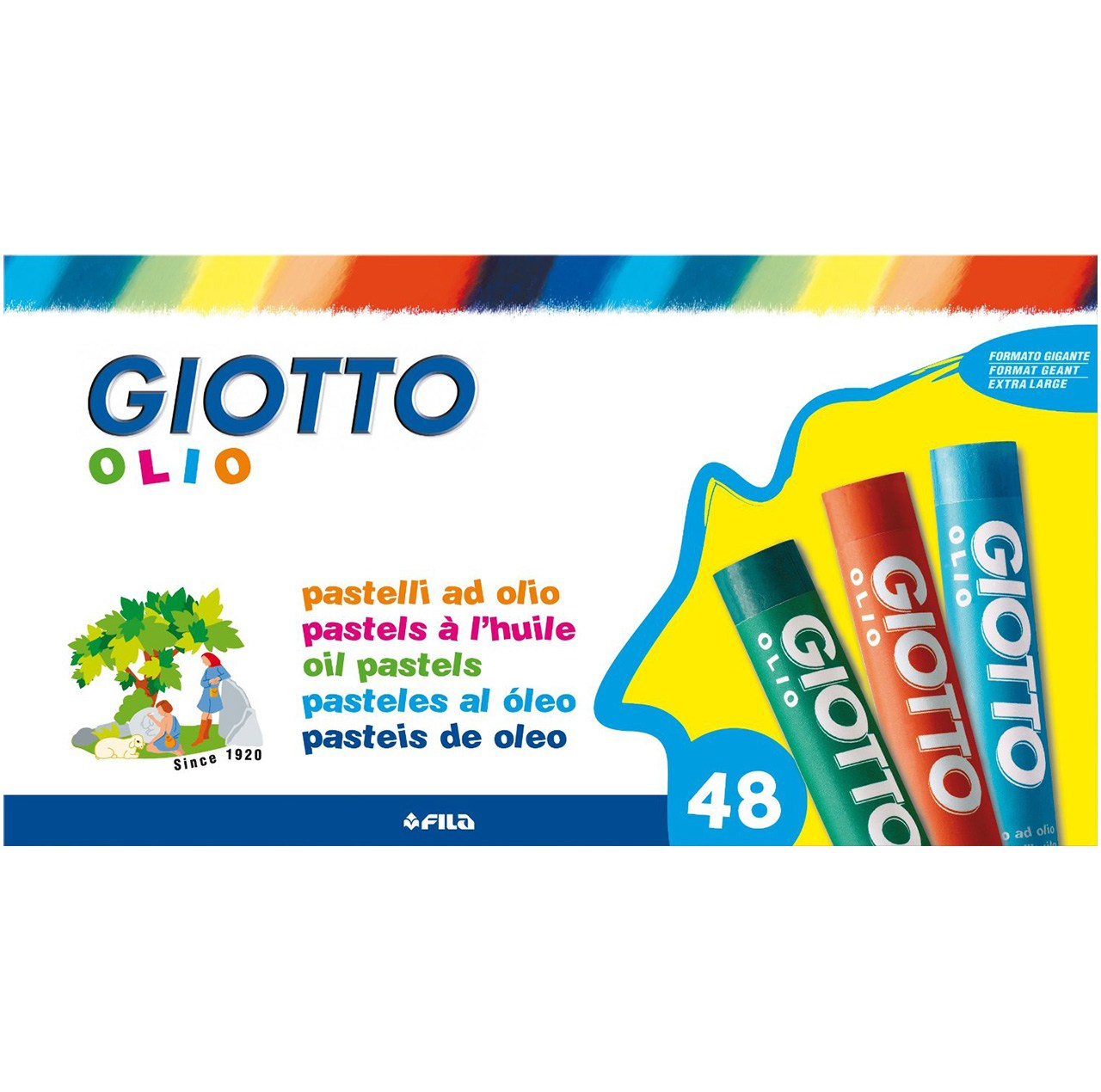پاستل روغنی 48 رنگ جیوتو مدل Olio
