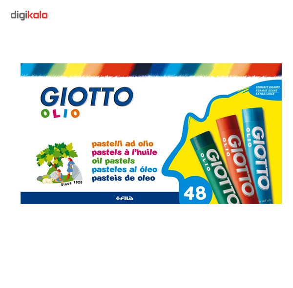 پاستل روغنی 48 رنگ جیوتو مدل Olio