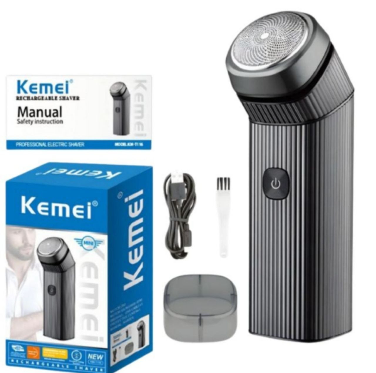 ماشین اصلاح موی صورت کیمی مدل KM-T116