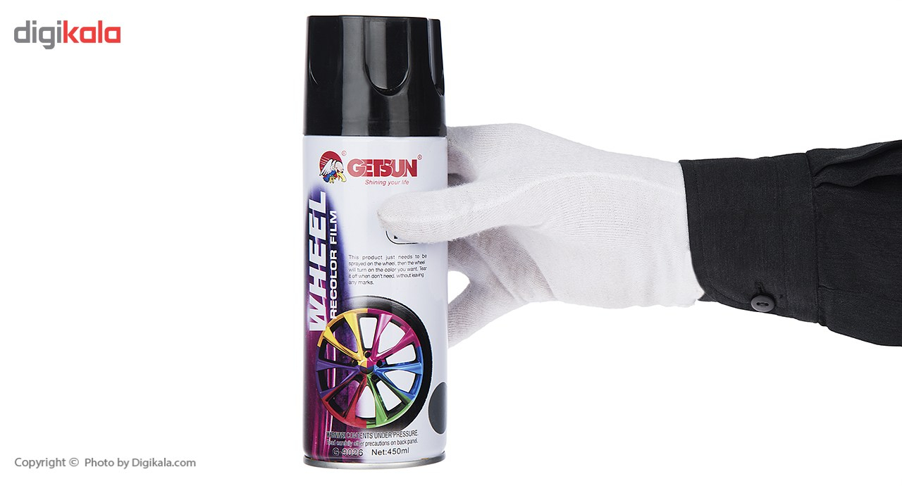 اسپری رنگ رینگ خودرو گتسان مدل G-9026 حجم 450 میلی لیتر