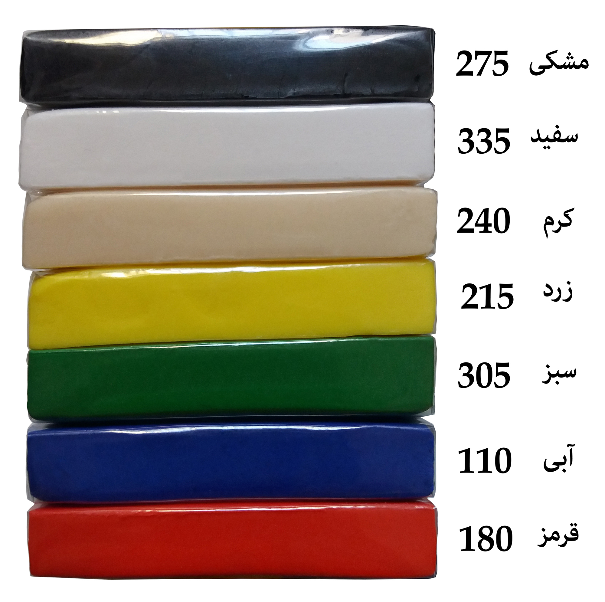 خمیر مجسمه سازی پلیمری دالیس کد D1000 بسته 7 عددی