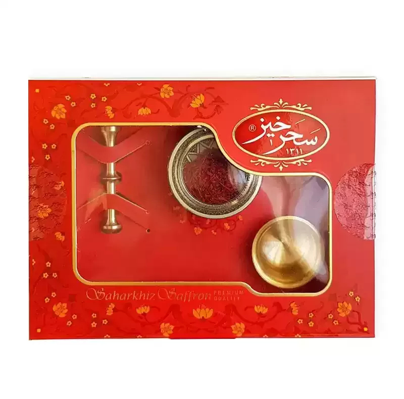 زعفران سرگل خاتم کادویی سحرخیز - 1 گرم
