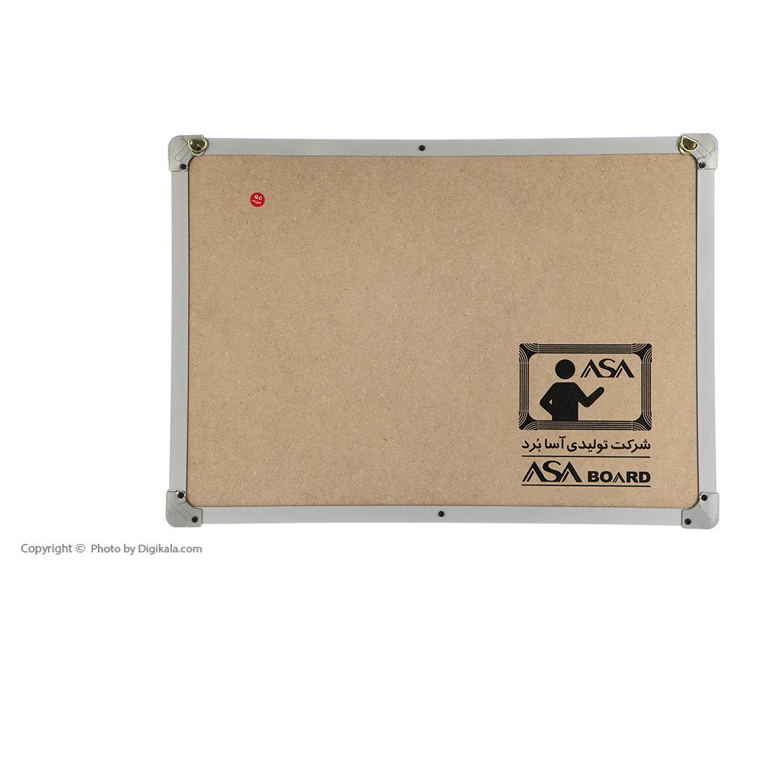 تخته وایت برد آسا برد مدل آلفا سایز 50x70 سانتی متر بسته 2 عددی