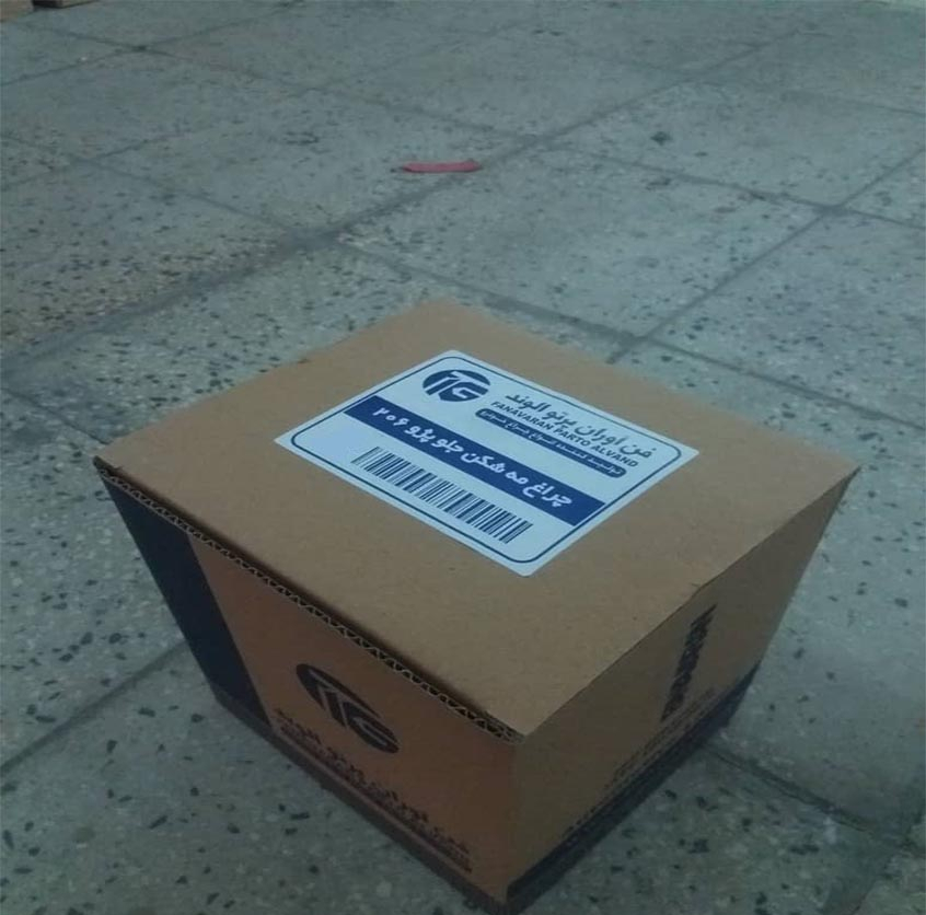 چراغ مه شکن جلو خودرو فن آوران پرتو الوند مدل AM 5964RL مناسب برای پژو 206 بسته 2 عددی