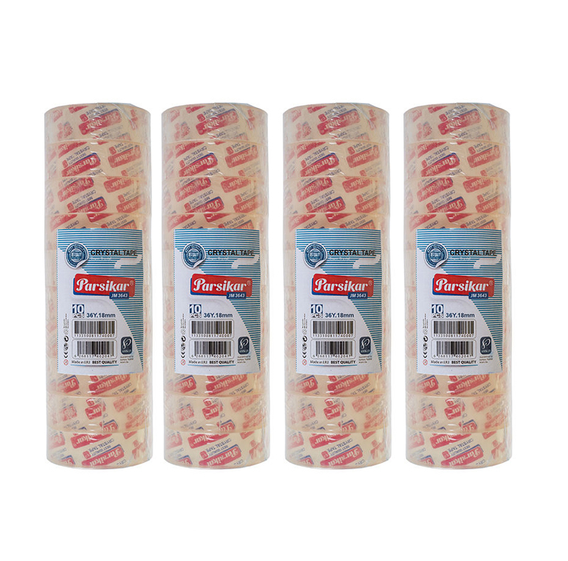چسب نواری پارسیکار مدل JM3643 عرض 1.5سانتی متر بسته 40 عددی