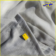 پرده تیکو دکو مدل دوخت ساده کتان شفاف حاشیه دار سایز 280 × 300 سانتی‌متر