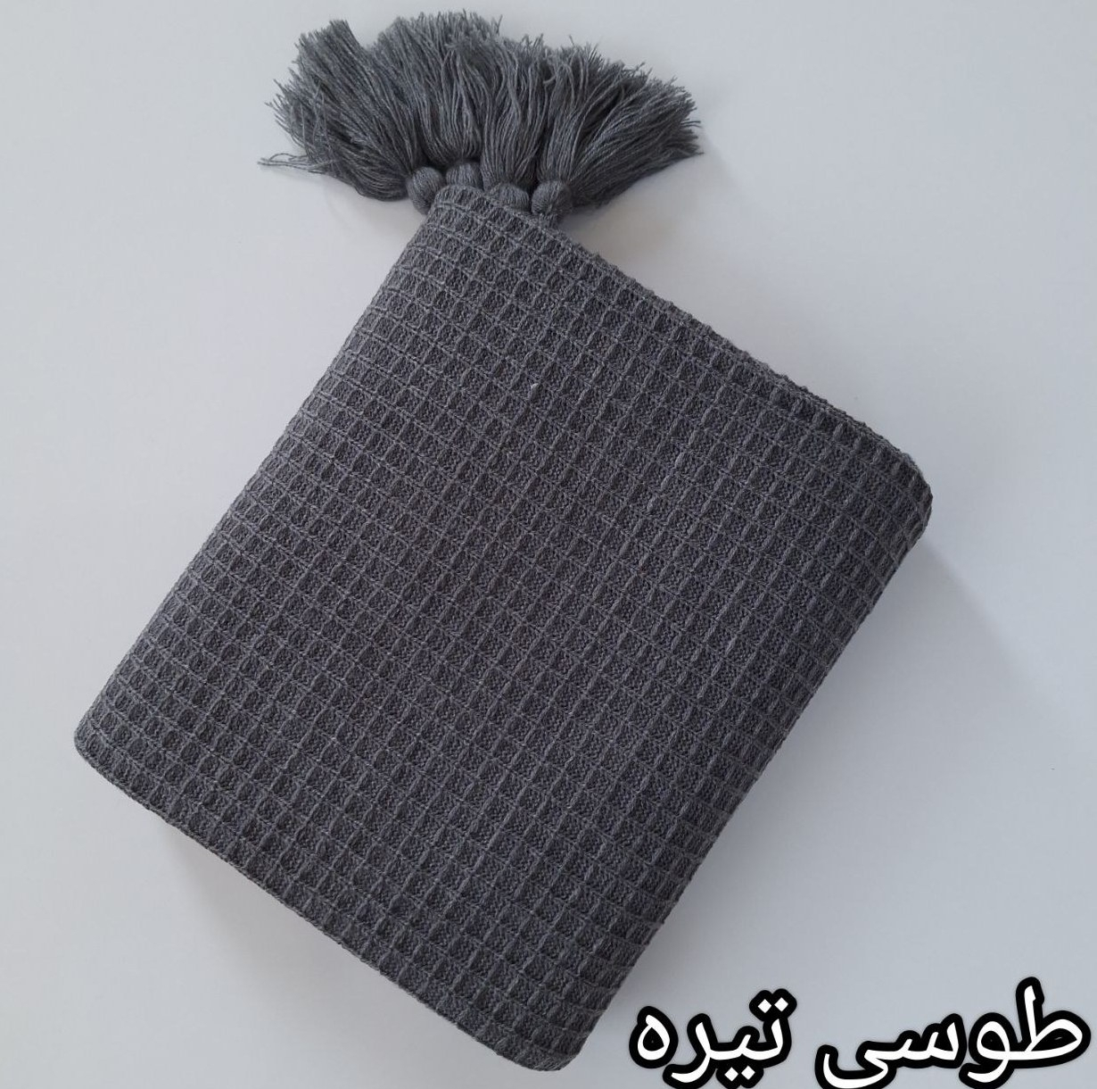 شال مبل و تخت مدل پیکه بیسکوییتی سایز 170x140 سانتی متر