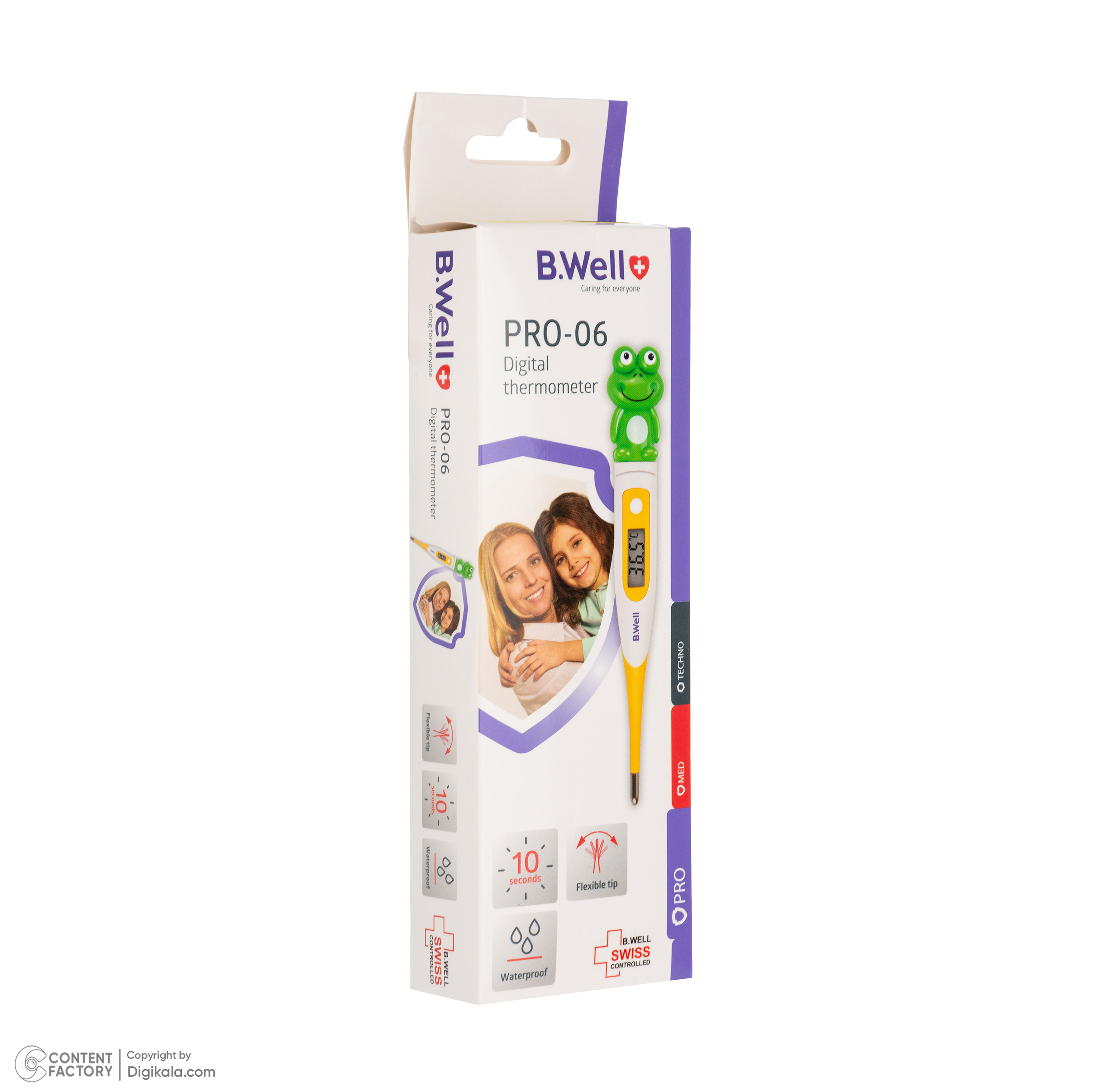 تب‌سنج و دماسنج کودک بی ول مدل PRO-06