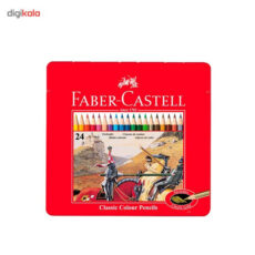 مداد رنگی 24 رنگ فابر-کاستل مدل Classic