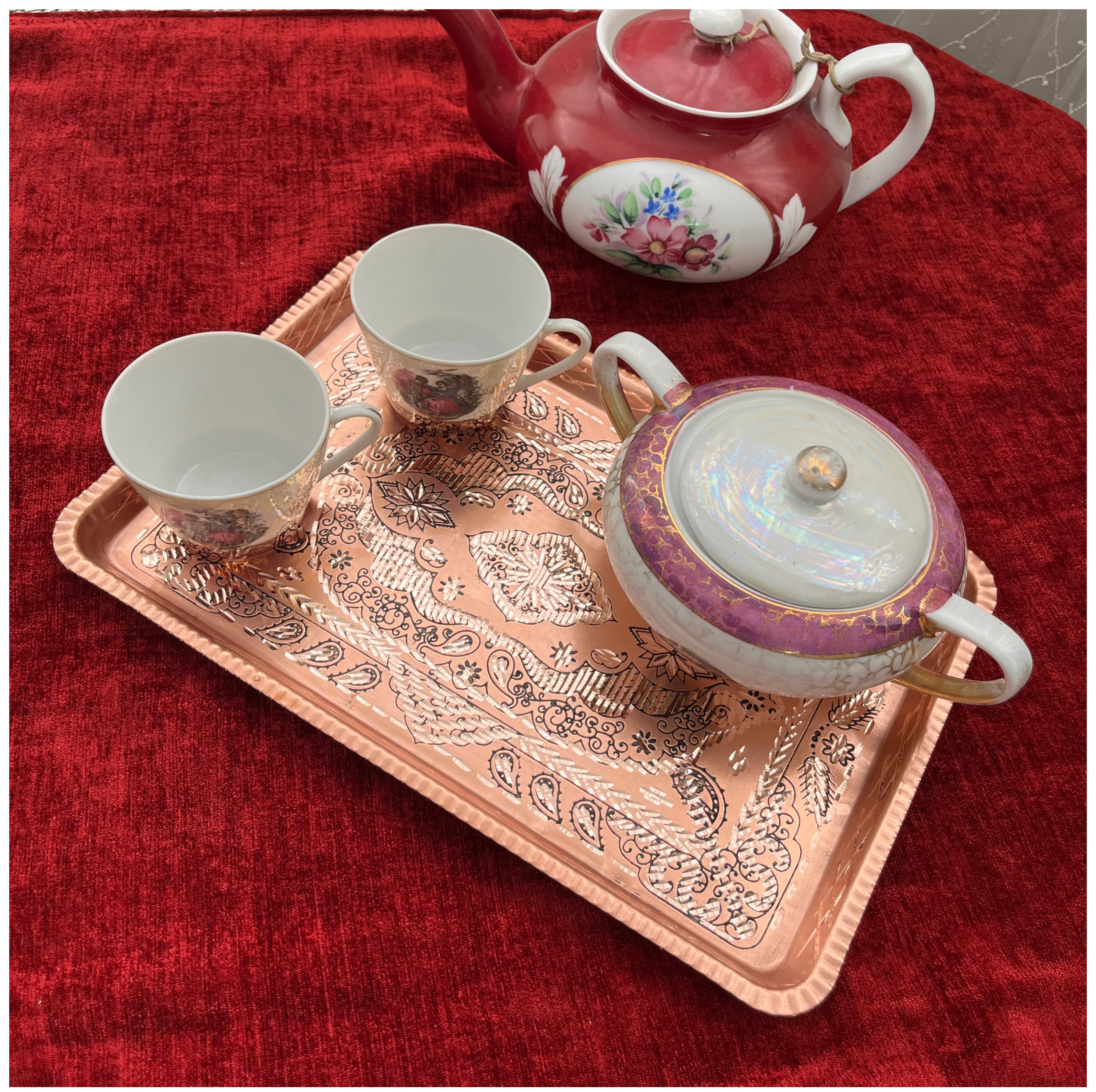 سینی مسی مدل زنجان کد450
