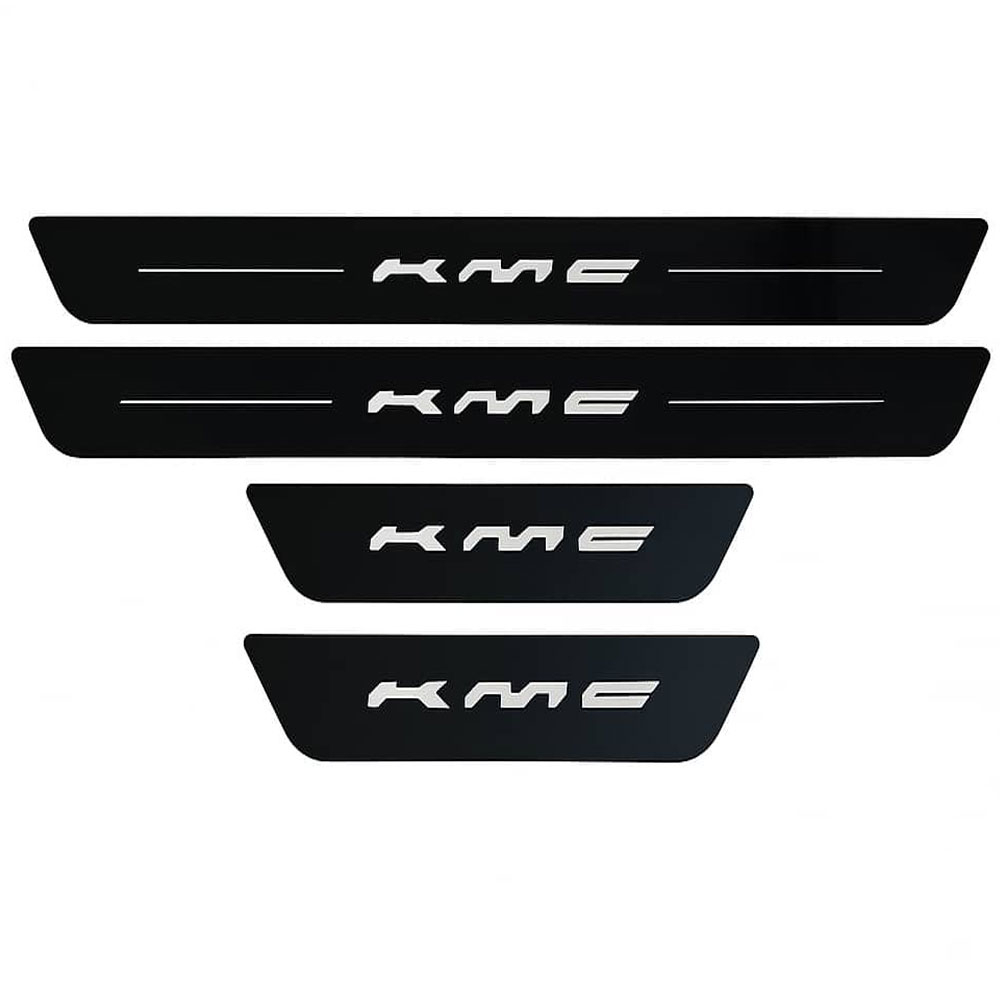 پا رکابی خودرو چیکال مدل شیشه ای کد V-197 مناسب برای KMC J7/T8 بسته چهار عددی