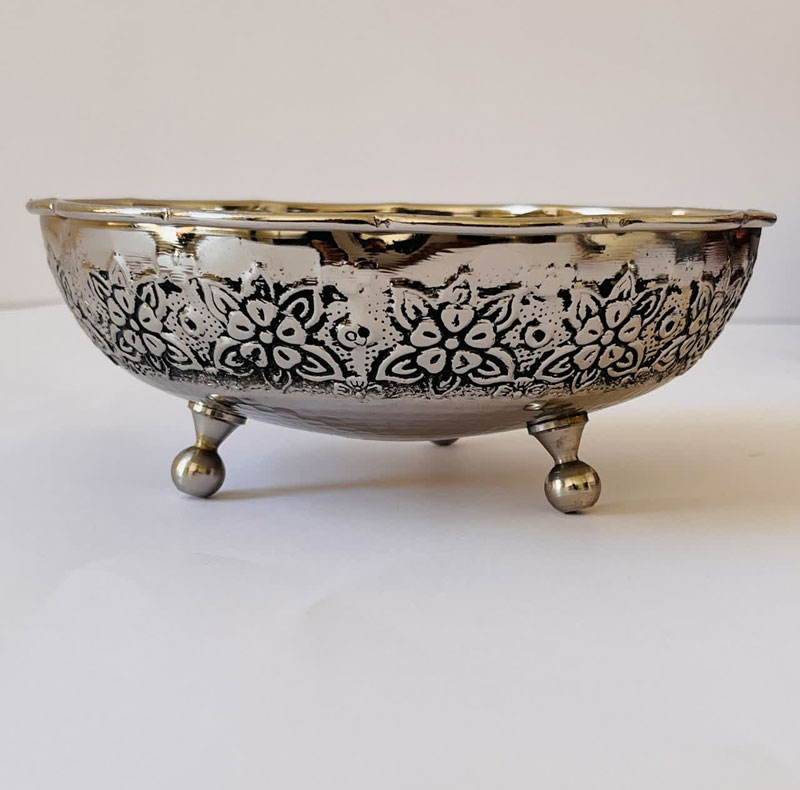 آجیل خوری مسی مدل آفتاب گردان کد ZH321.7